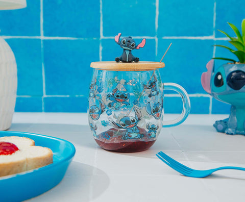 Silver Buffalo Lilo Stitch Expressions, toma lateral de la taza