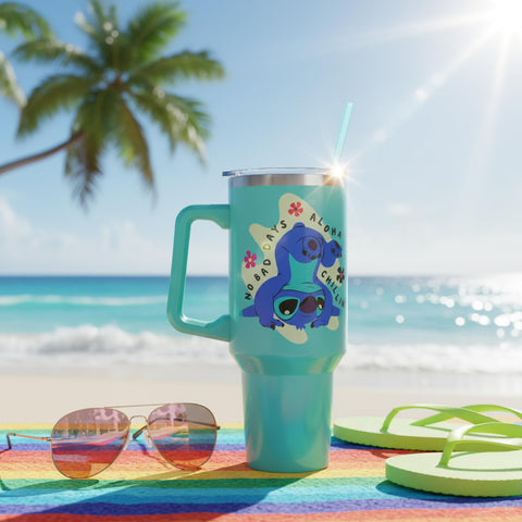 Vaso sostenible para reducir plásticos de un solo uso.