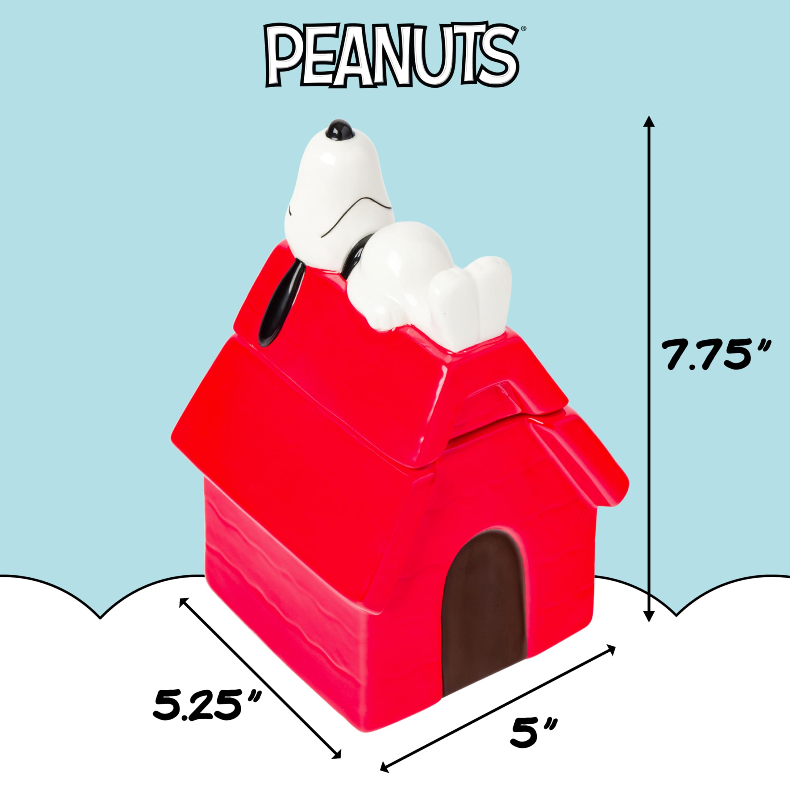 Silver Buffalo Peanuts, Snoopy cara, enfoque en personaje, ideal para decoración nostálgica.