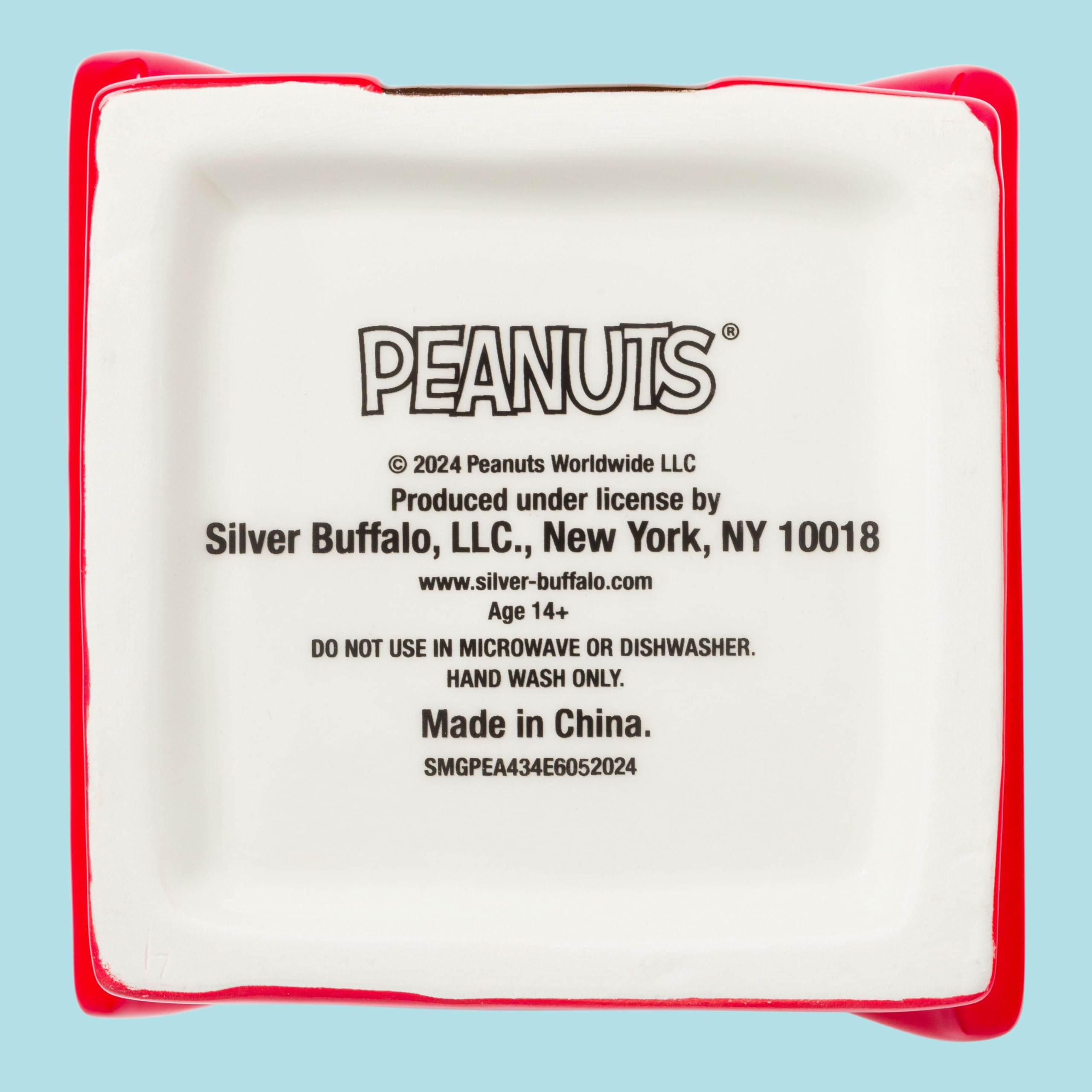 Silver Buffalo Peanuts, tamaño 5,25 pulgadas, ideal para exhibir en encimeras.