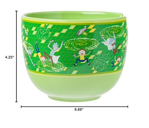 Diseño cerámico de Rick y Morty, acabado original y resistente