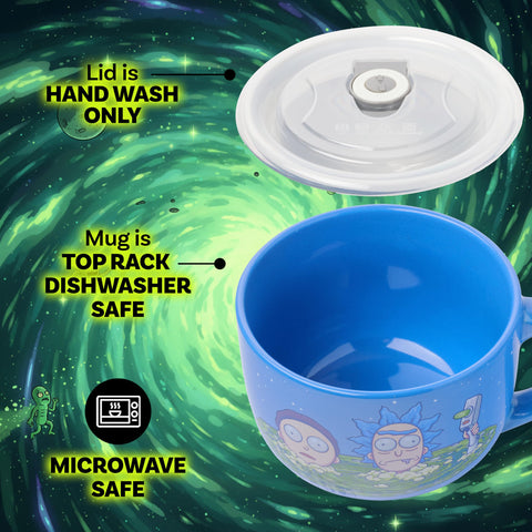 Taza para oficina Rick y Morty de Silver Buffalo, perfecto para el escritorio.