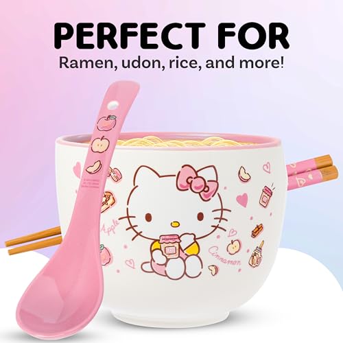 Cuchara incluida para comer ramen con Hello Kitty
