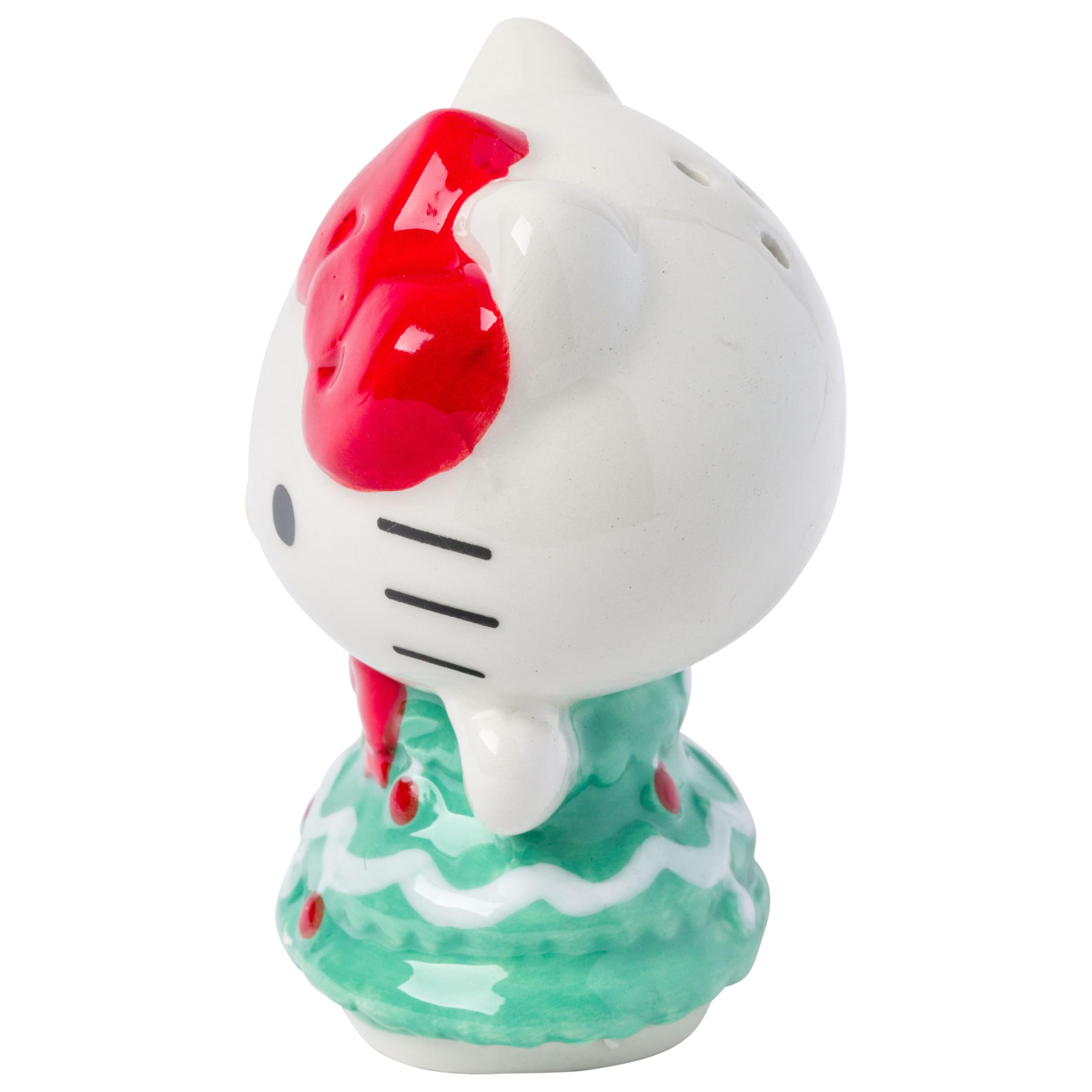Figura decorativa que funciona como salero y pimentero con estilo.