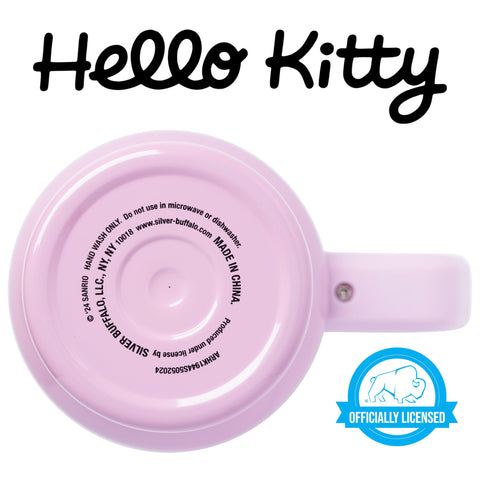 Silver Buffalo Hello Kitty: diseño kawaii y rosa, regalo ideal para fans.