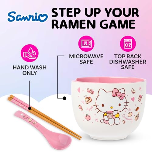 Palillos a juego de Silver Buffalo Hello Kitty