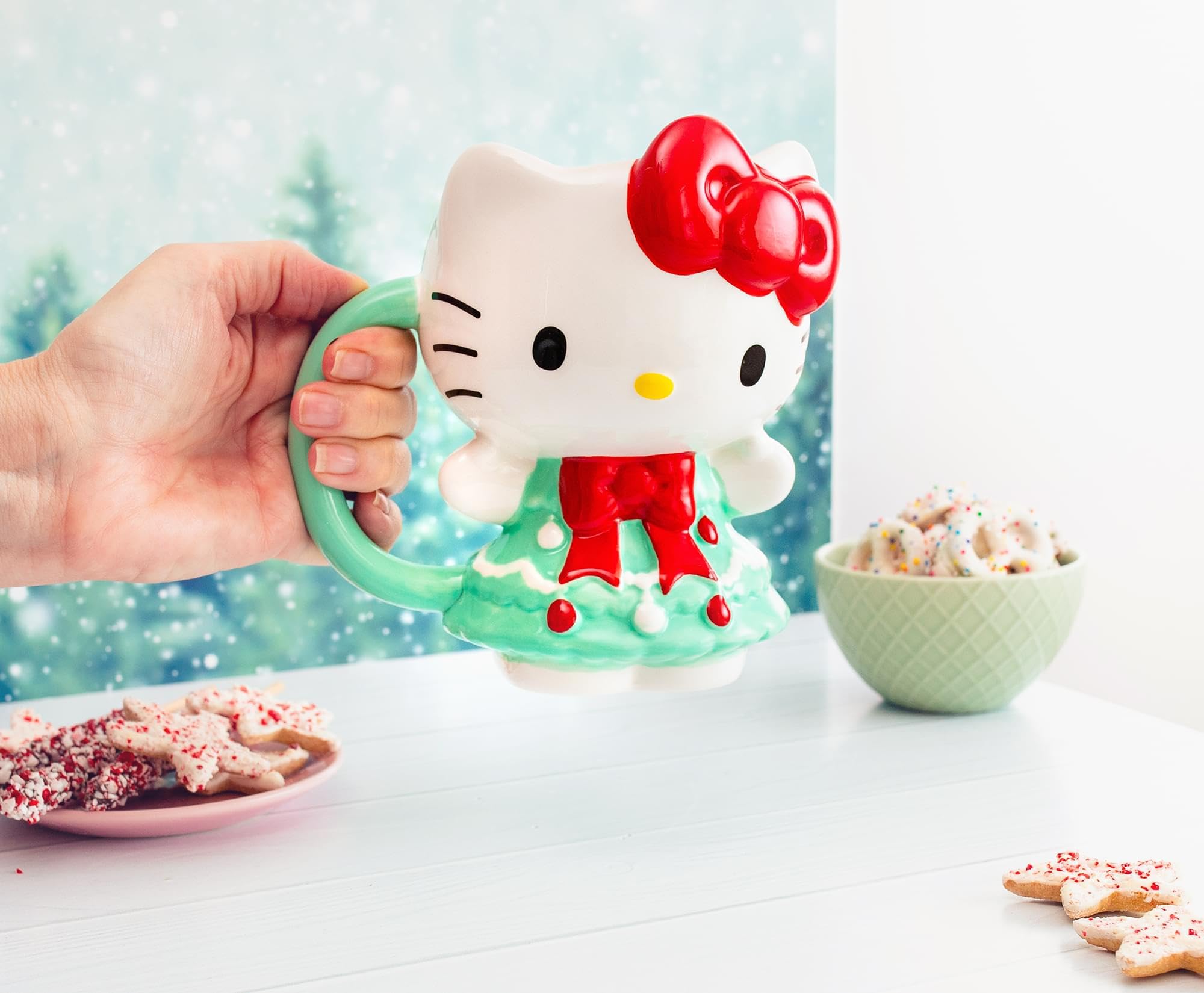 Uso diario con Hello Kitty 3D para bebidas calientes.
