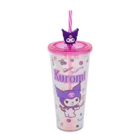 Copa fría Silver Buffalo Kuromi con panqueques, excelente para refrescar en casa