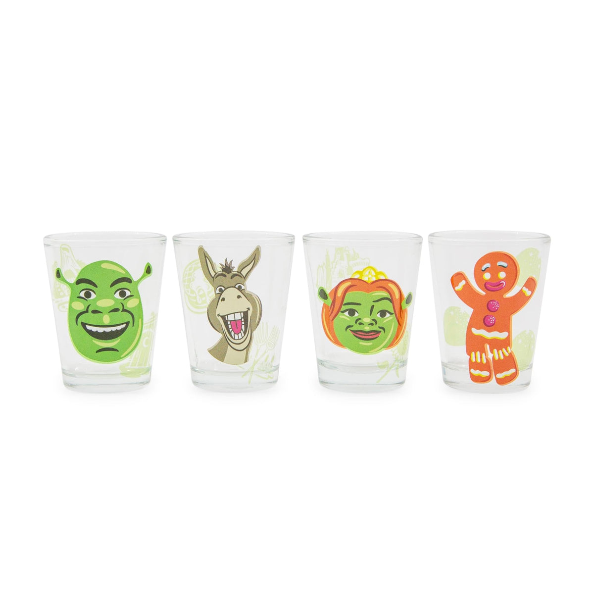 Vaso chupito Shrek de Silver Buffalo con retrato, ideal para fiestas temáticas