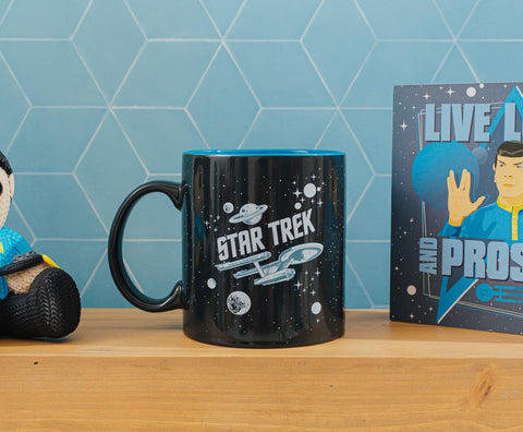 Taza Spock Silver Buffalo, diseno icónico con licencia.