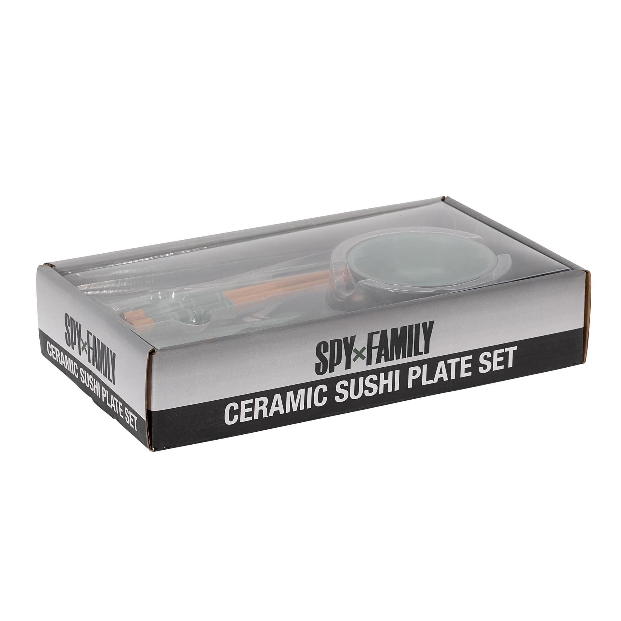 Silver Buffalo Spy X Family palillos cerámicos, elegantes y cómodos para comer