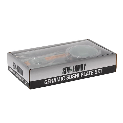 Silver Buffalo Spy X Family palillos cerámicos, elegantes y cómodos para comer