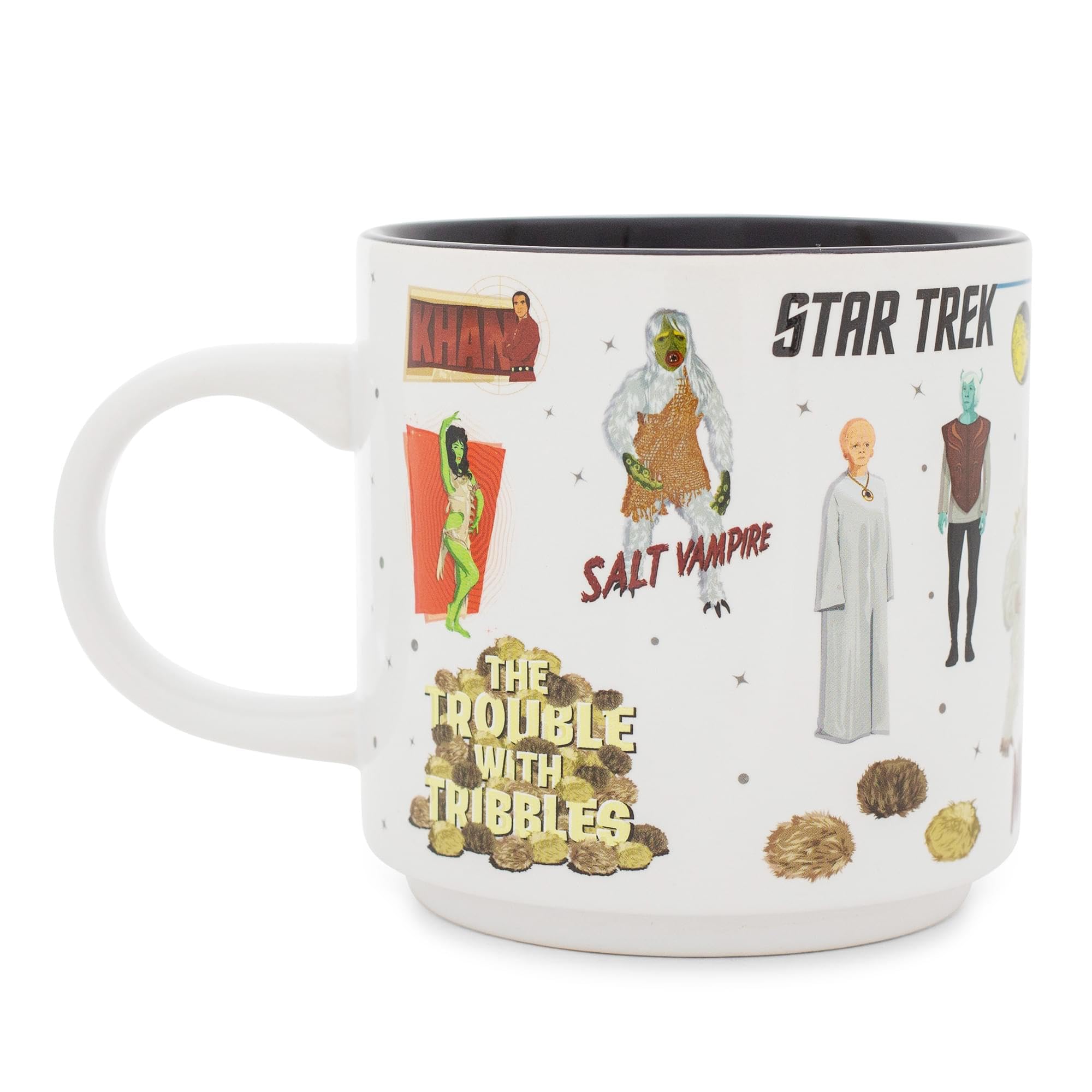 Taza Silver Buffalo Star Trek Salt Vampire, diseño icónico