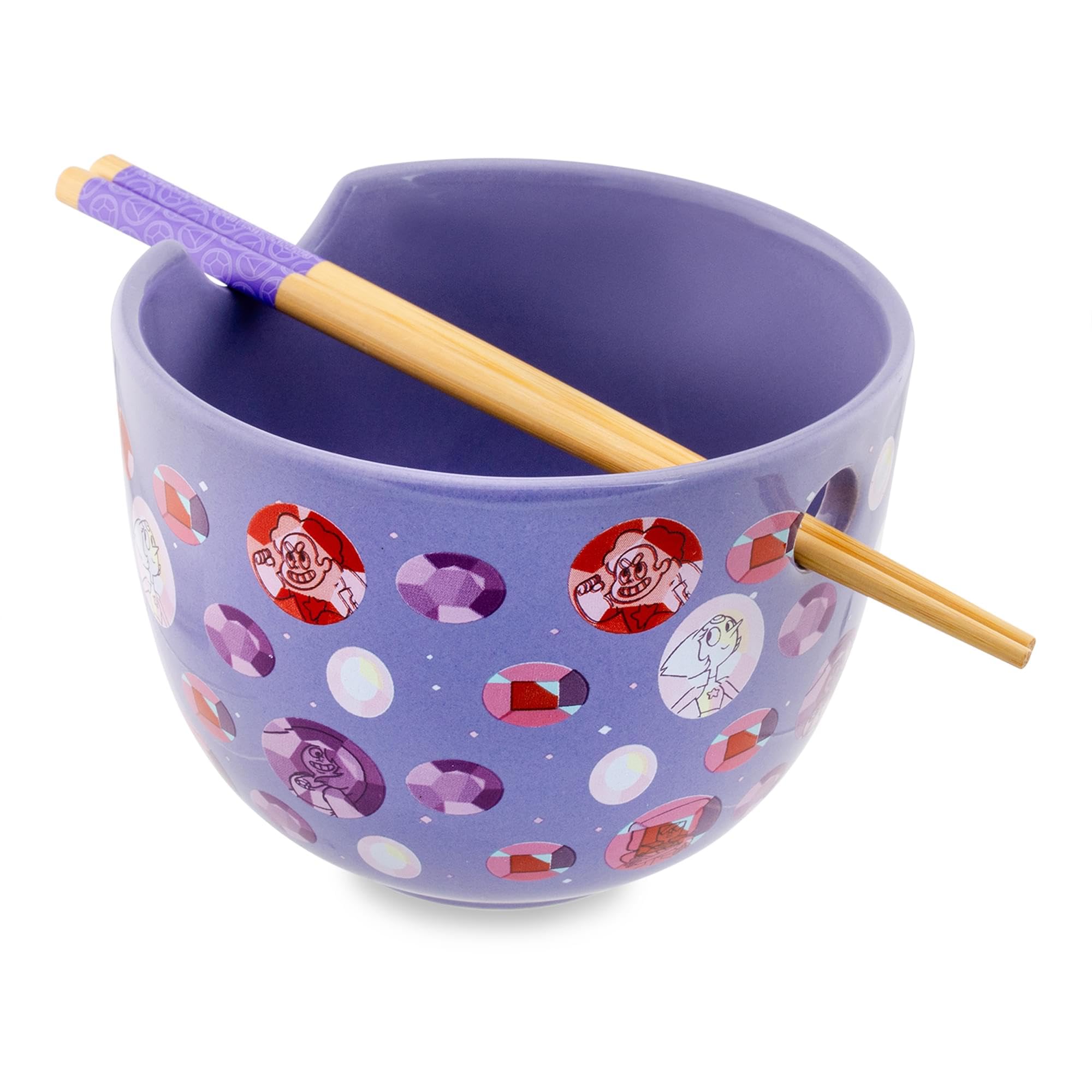 Tazón ramen-ceramico Silver Buffalo Steven Universo, ideal para porciones generosas.