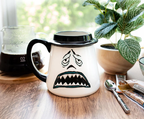 Taza Silver Buffalo de 20 onzas para bebidas calientes o frías.