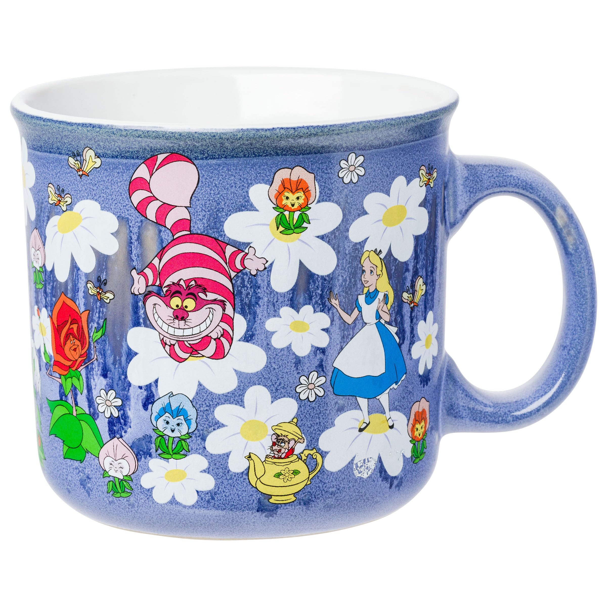 Taza Silver Buffalo con Alicia en el País de las Maravillas para café matutino