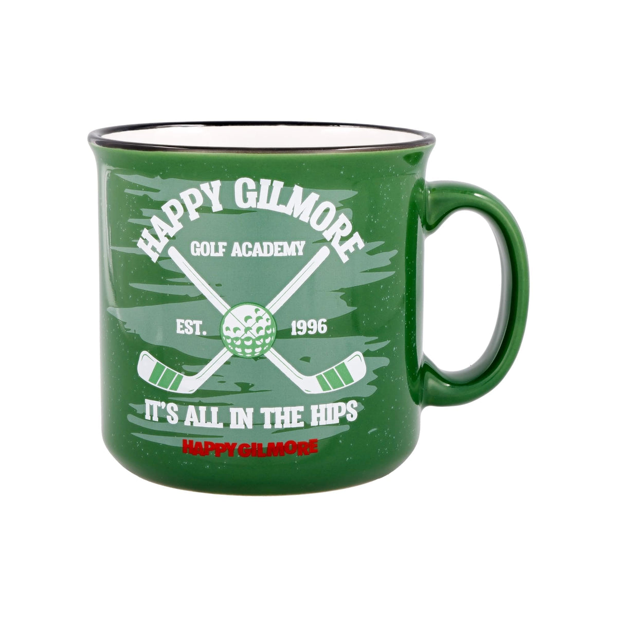 Taza camper de Silver Buffalo con diseño Happy Gilmore en doble cara para uso diario