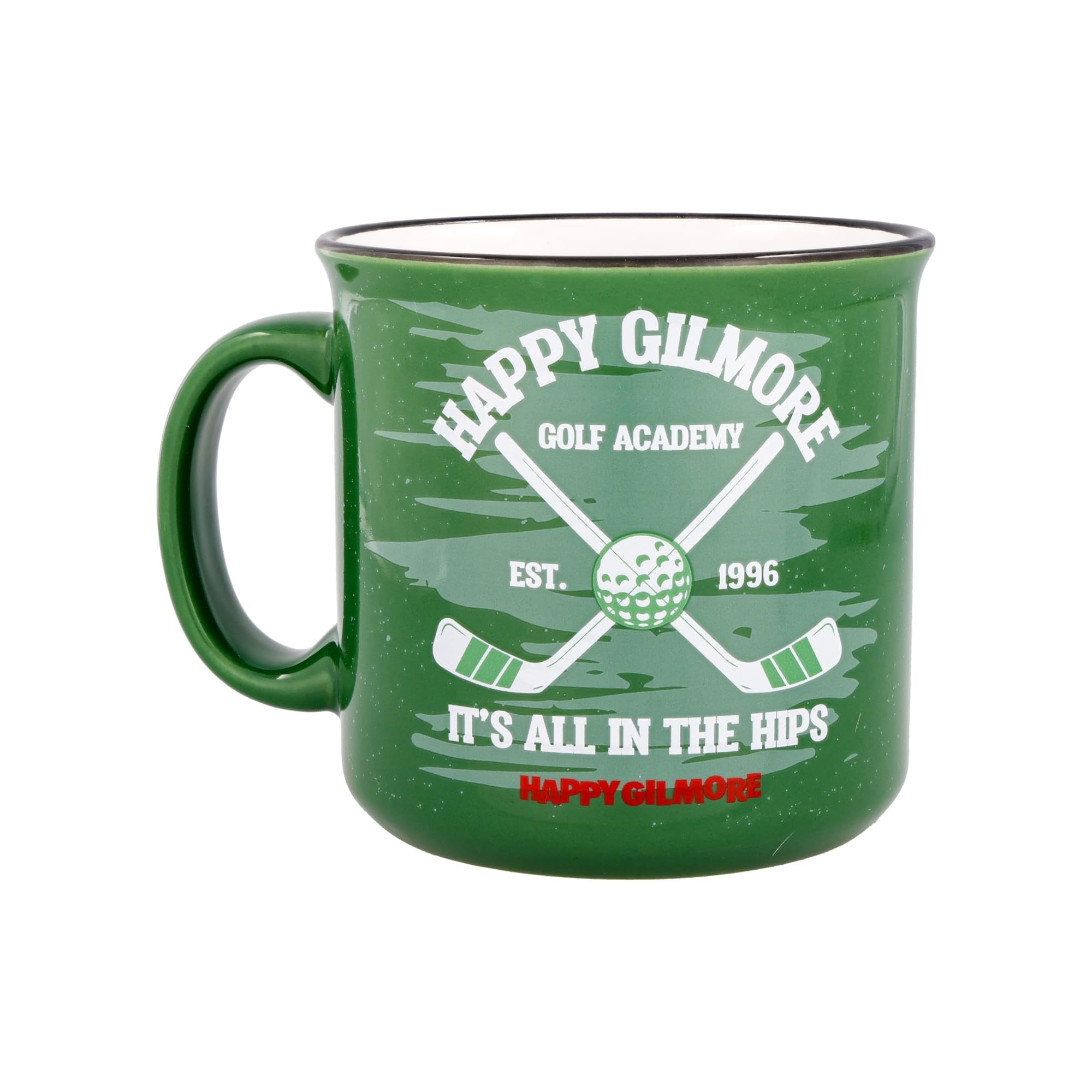 Taza de 20 onzas Silver Buffalo Happy Gilmore, tamaño ideal para café matutino
