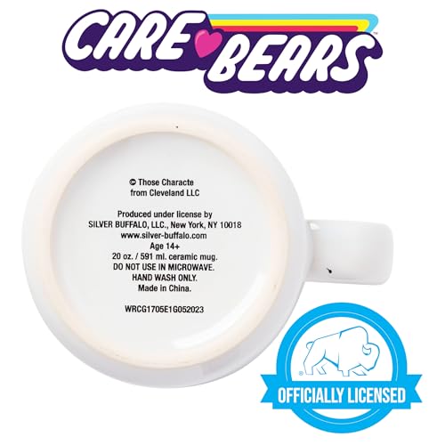 Taza camper Silver Buffalo, ceramica resistente, ideal para té o café.