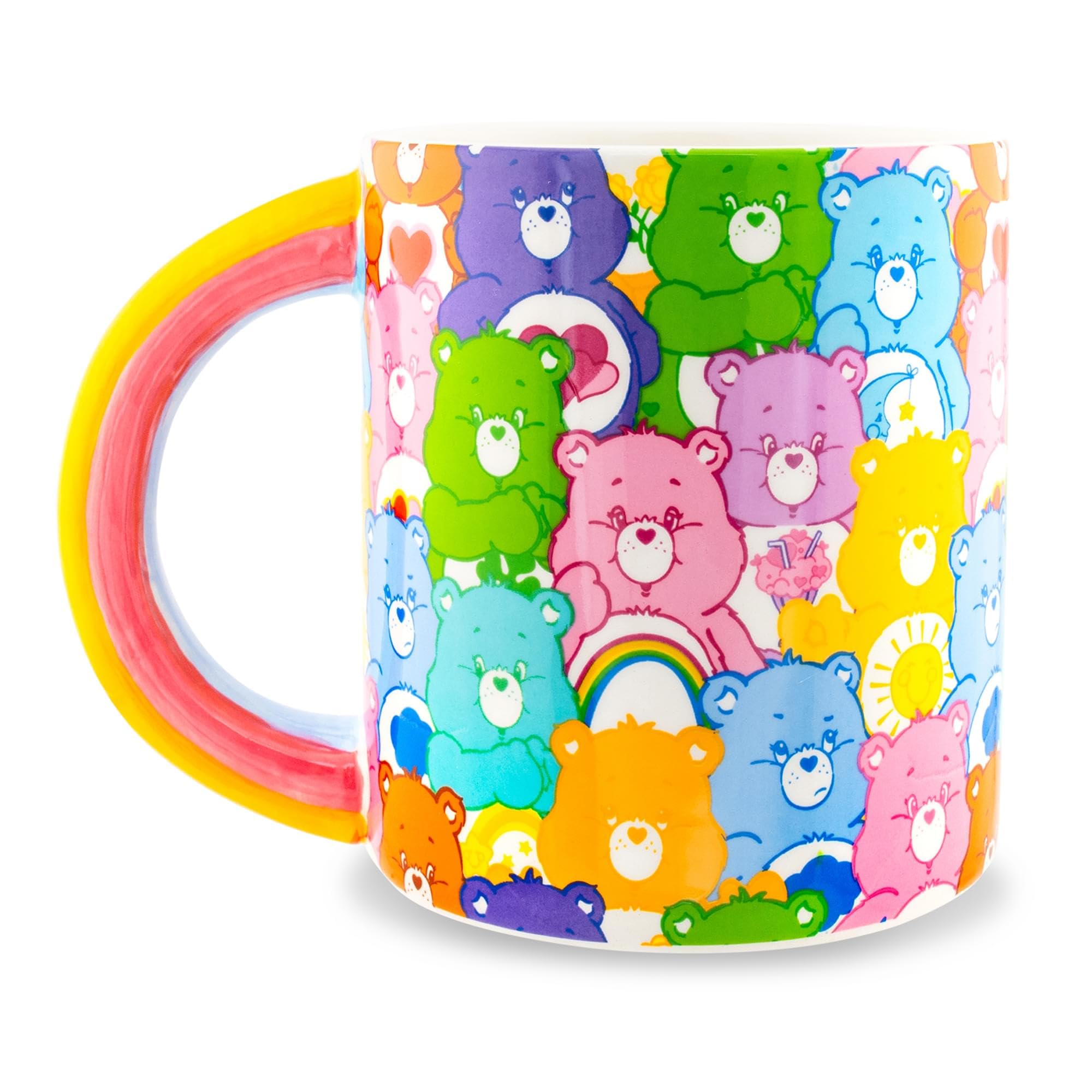 Taza cerámica 20 onzas Silver Buffalo con diseño Care Bears para bebidas calientes.