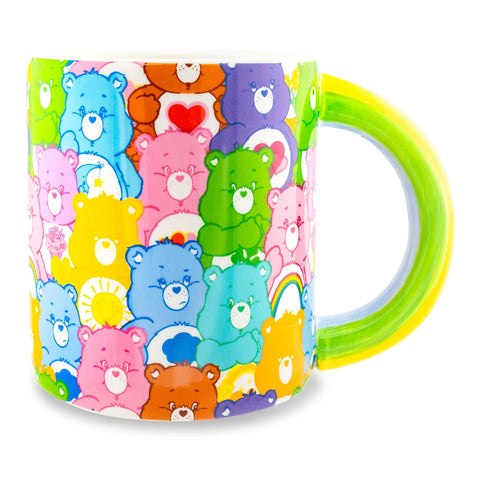 Taza Care Bears de Silver Buffalo, estampado multicolor para bebidas.