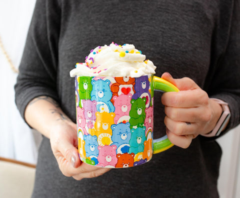 Presentación para fiestas temáticas con taza Care Bears.