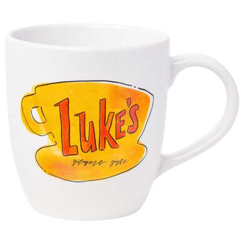 Taza Silver Buffalo con logotipo Luke's Diner para empezar el día.
