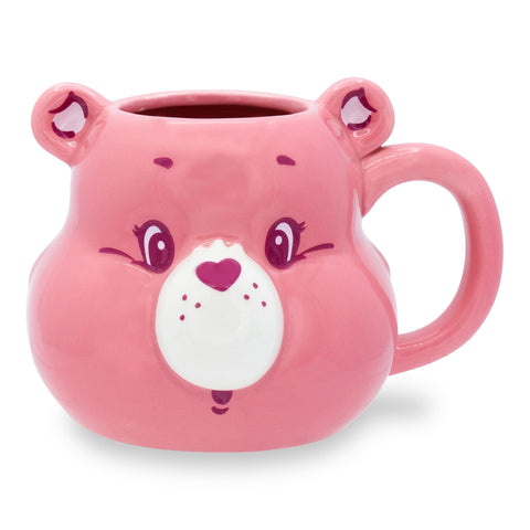 Taza cerámica 3D Cheer Bear de Silver Buffalo, perfecta para café diario.