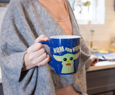 Taza cerámica grande Silver Buffalo para café, té o sopa