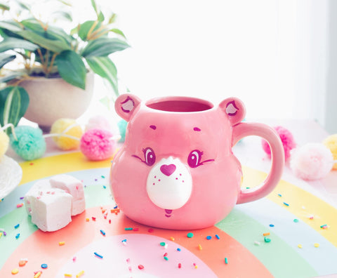 Taza Silver Buffalo Cheer Bear para cacao, té o café.