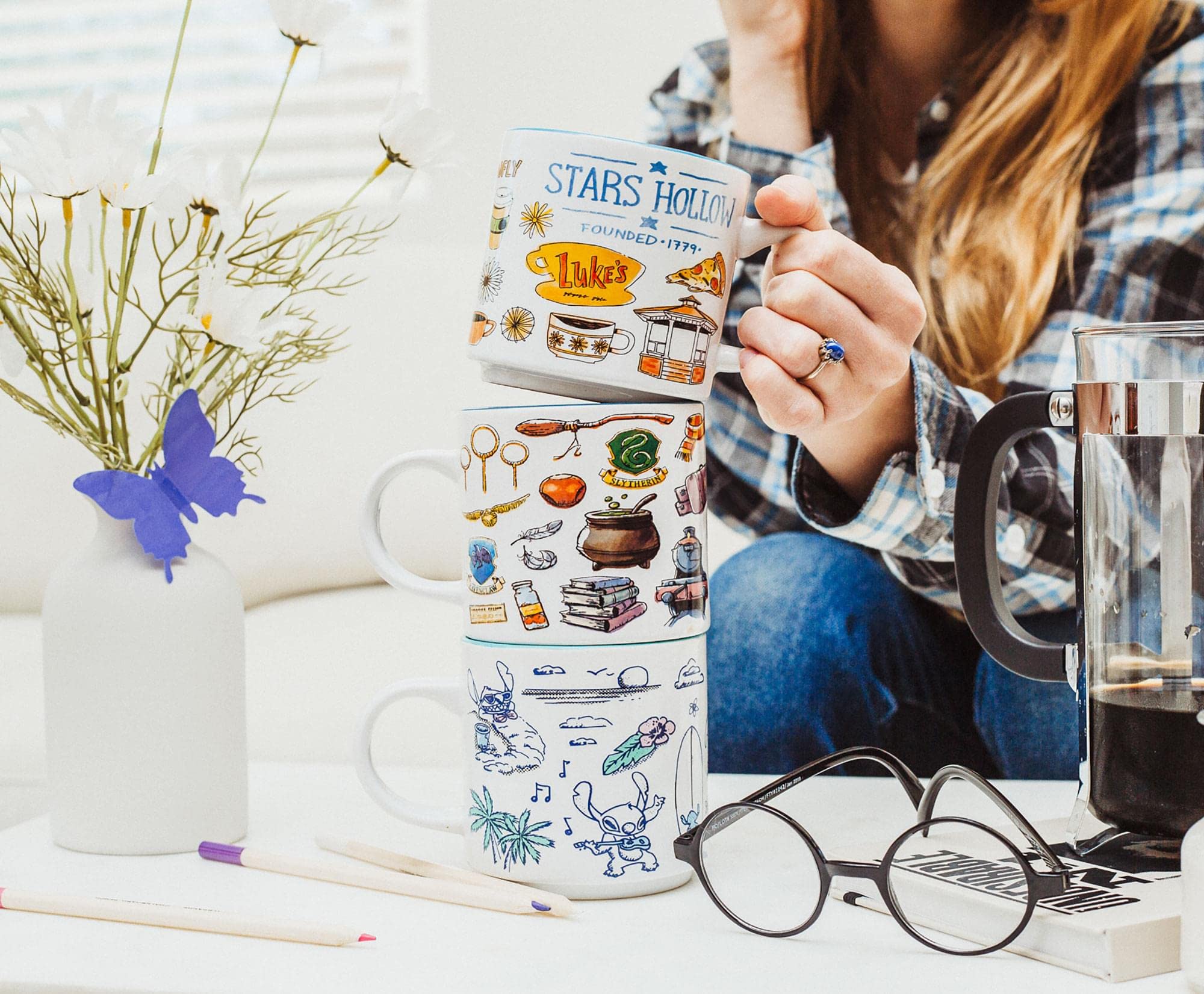 Silver Buffalo taza oficial Gilmore Girls, diseño de colección de alta calidad