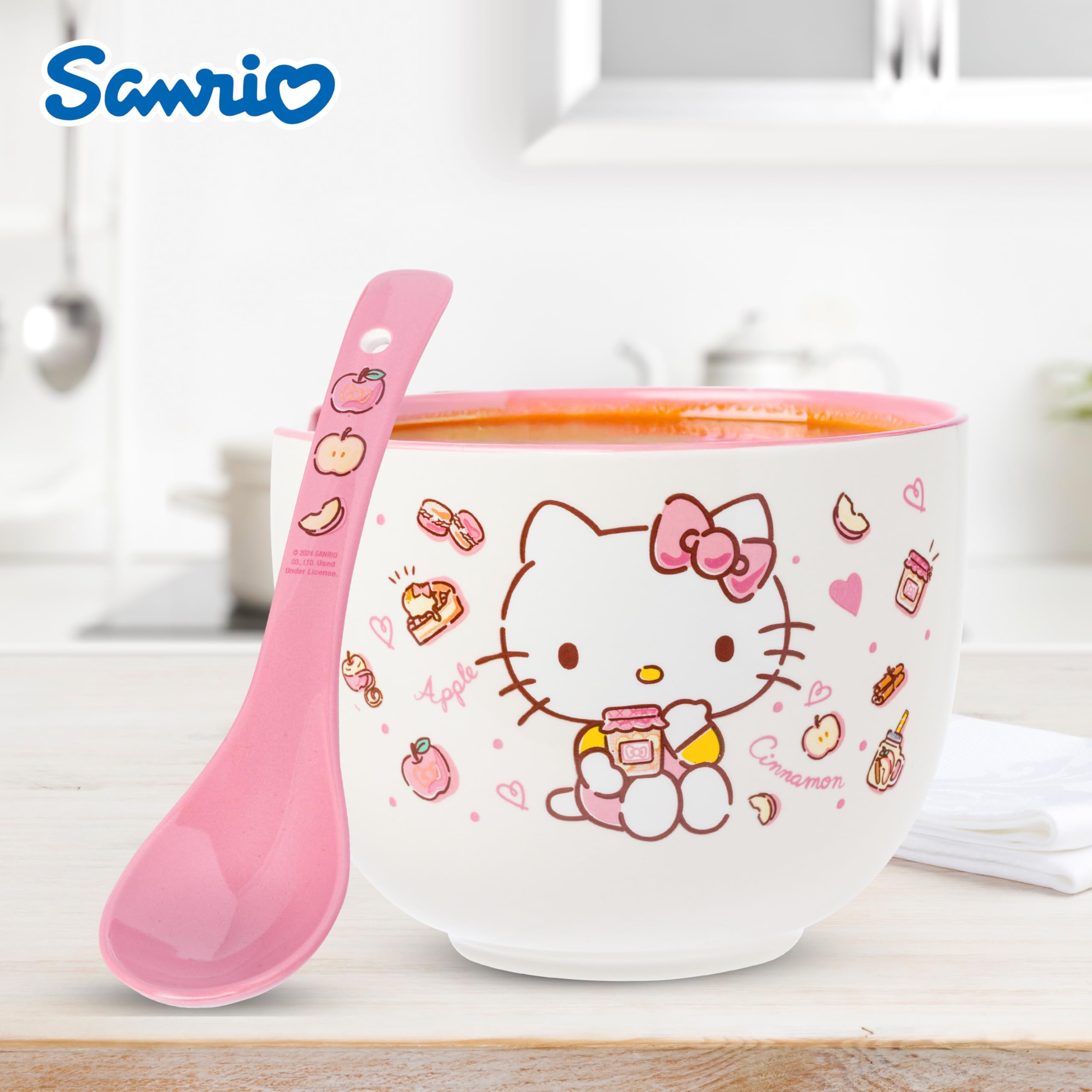 Tazón Hello Kitty apto lavavajillas superior, Silver Buffalo