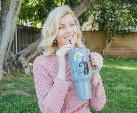 Tumbler Silver Buffalo acero inoxidable doble pared mantiene bebidas frías o templadas