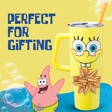 Vaso Silver Buffalo regalo para fans de Bob Esponja