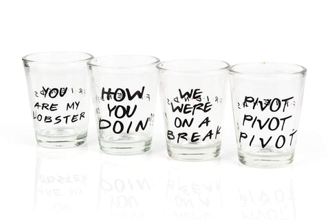 Vaso mini de Silver Buffalo con cita You Are My Lobster, regalo perfecto para fans.