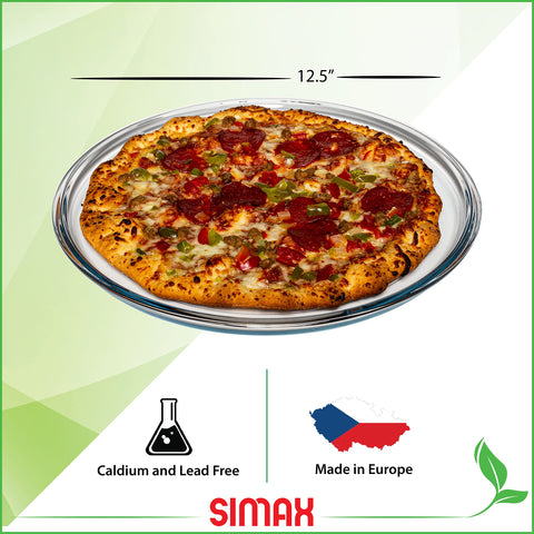 SIMAX diseño europeo de la bandeja para hornear segura y duradera