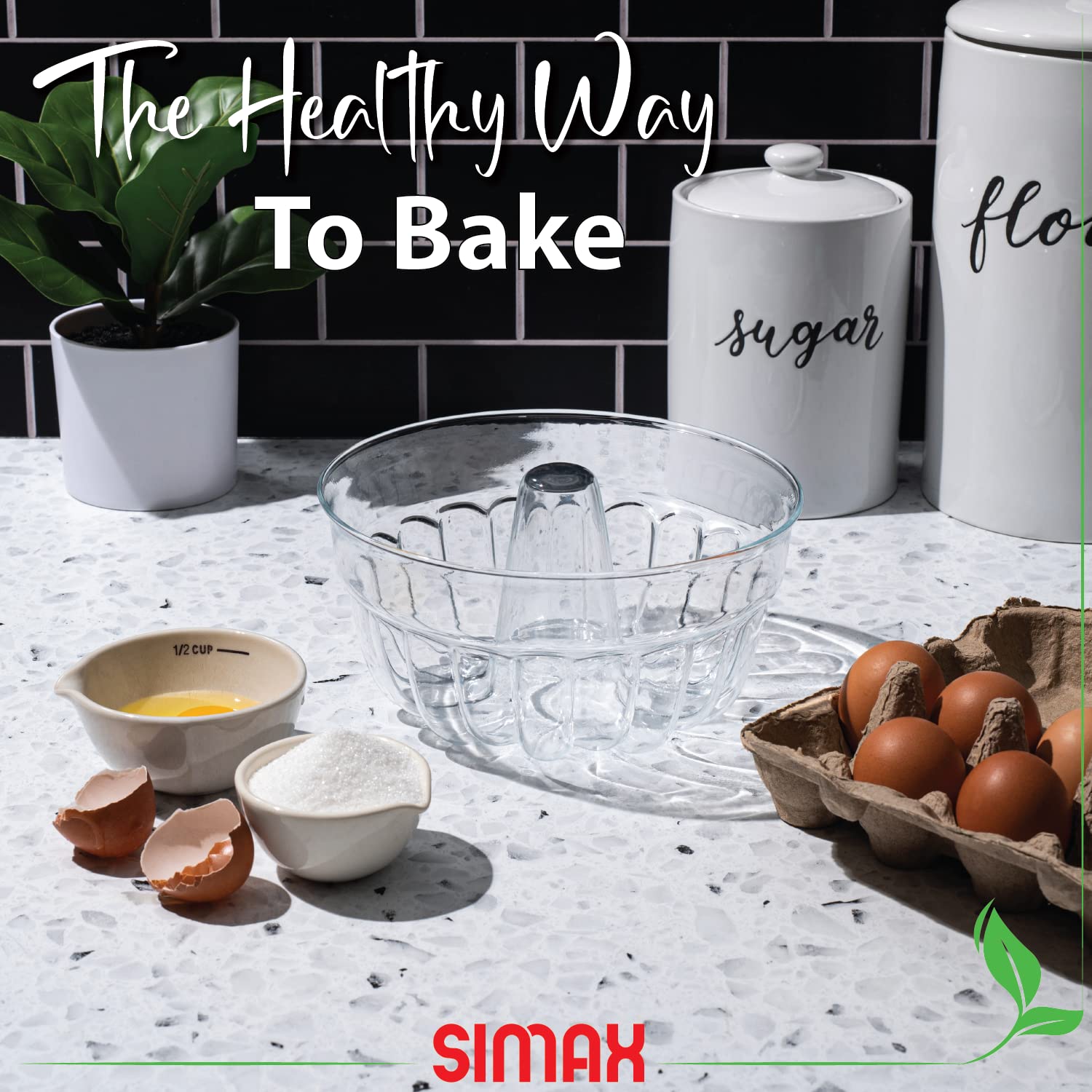 Diseño acanalado SIMAX añade estilo para presentar postres.