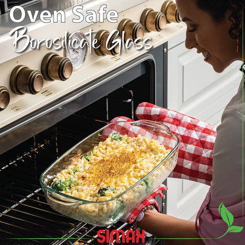 SIMAX apta para horno y lavavajillas, limpieza rápida