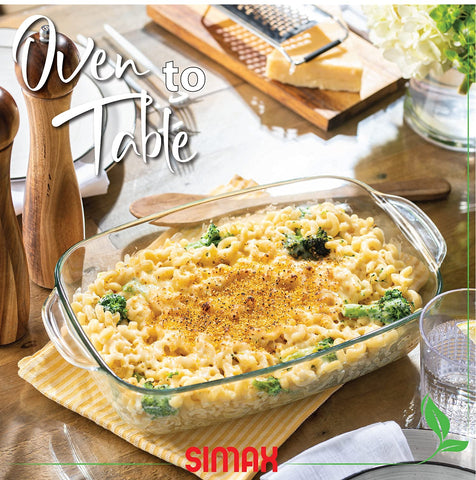 SIMAX vidrio resistente a choques térmicos para cocinar y recalentar