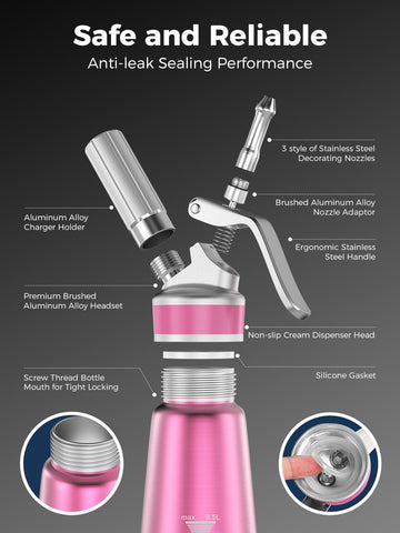 SimCoker cuerpo de aluminio ligero, manejo cómodo y duradero.