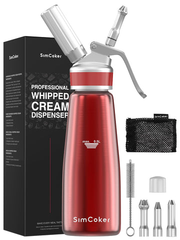 SimCoker espumador nata 500ml para nata cremosa en casa