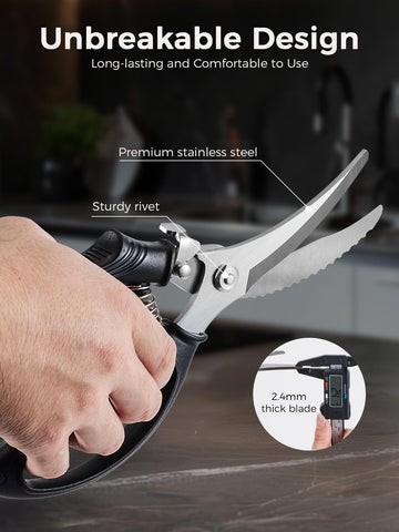 tijeras de cocina simcoker para uso multiuso en la cocina.