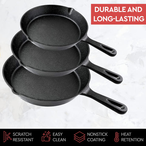 Sartén Simple Chef de 8 pulgadas, cocción uniforme para salteados