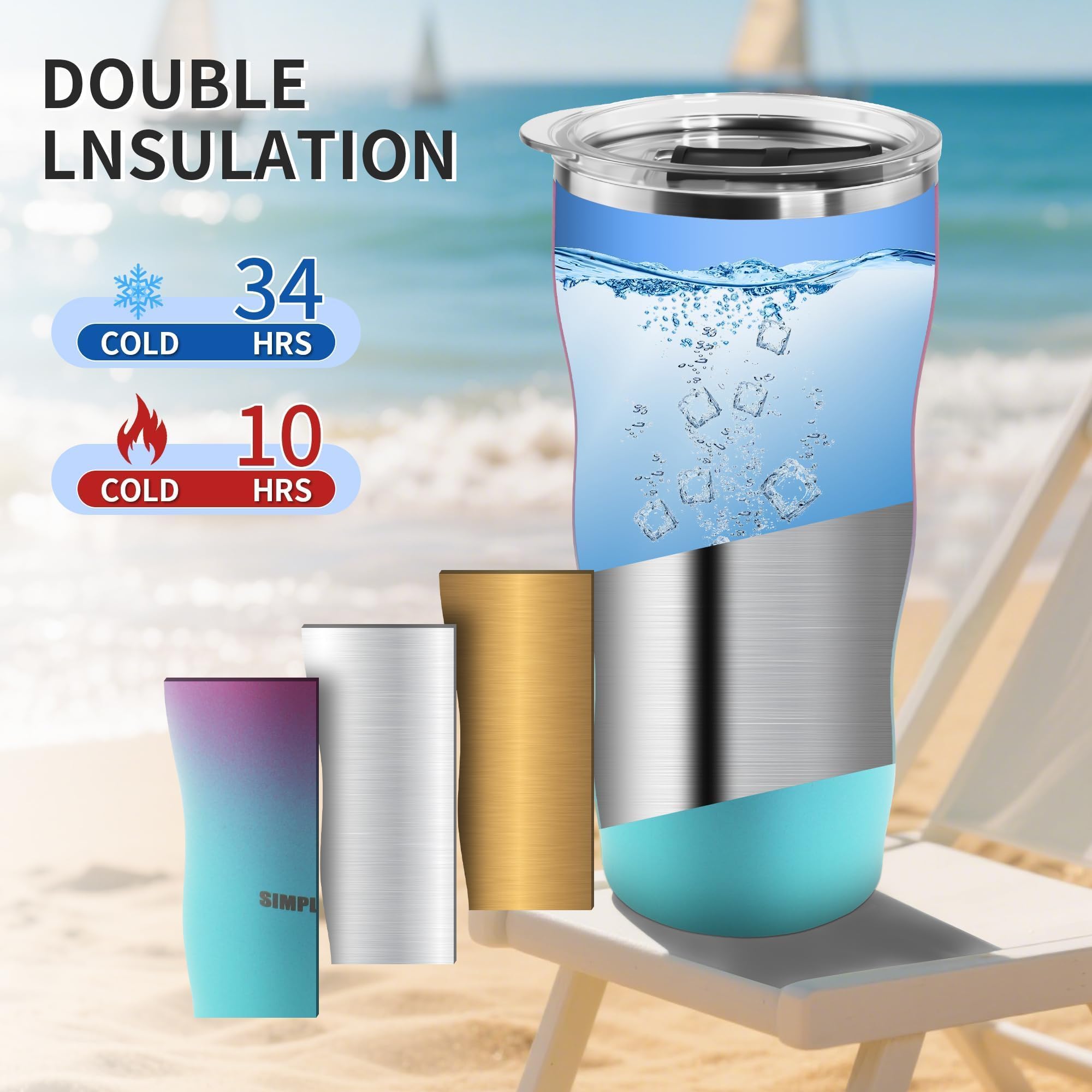 SIMPLE DRINK ideal para aventuras al aire libre y días de playa.