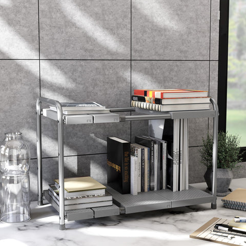 Acabado plateado elegante de Simple Houseware para cualquier cocina.