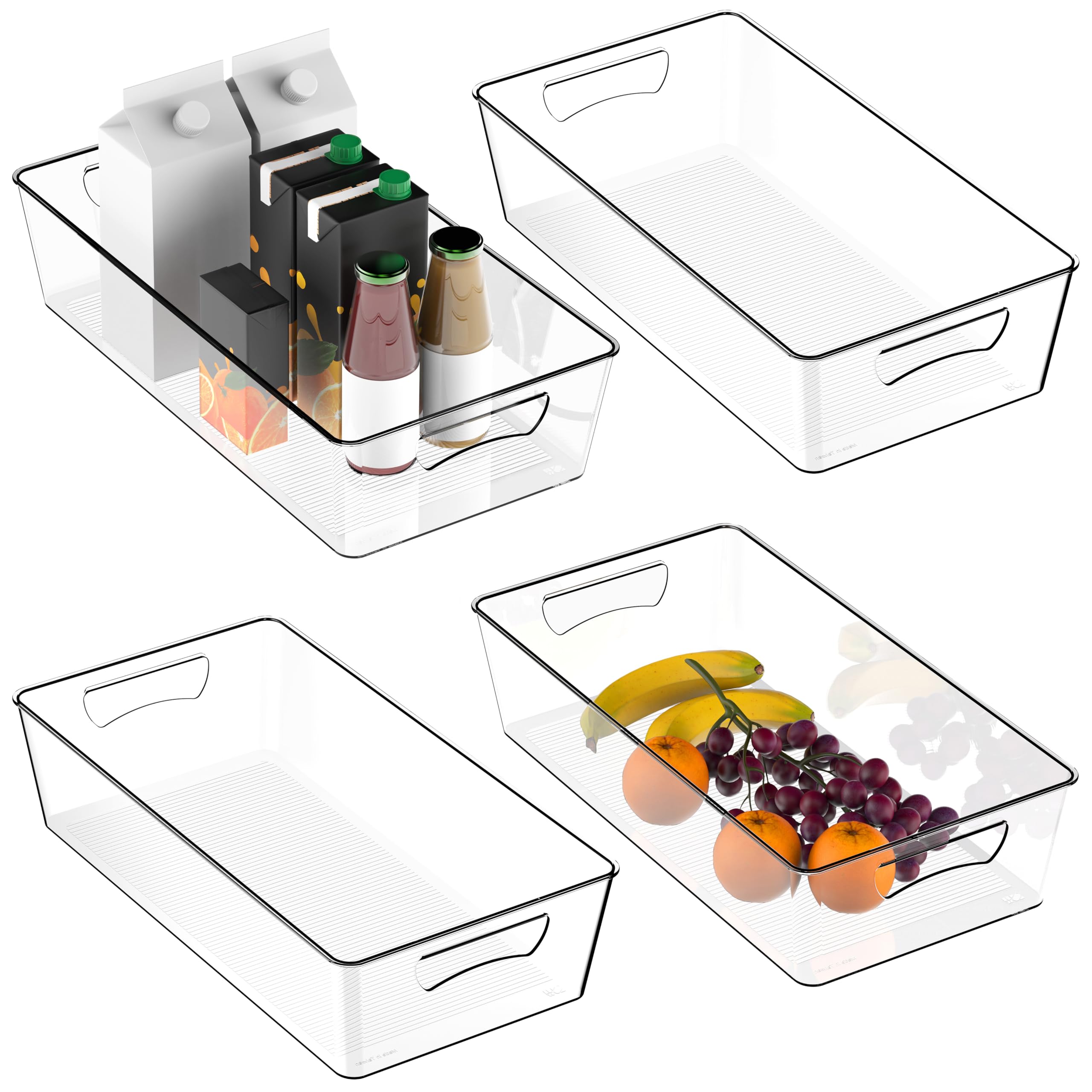 Simple Houseware: perfecto para meriendas y alimentos empaquetados, manteniéndolos a la vista.