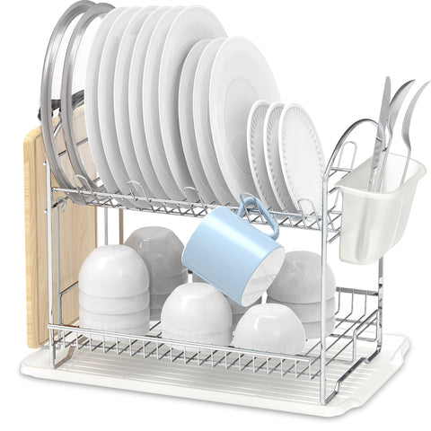 Simple Houseware cubo desmontable para cubiertos con drenaje lateral