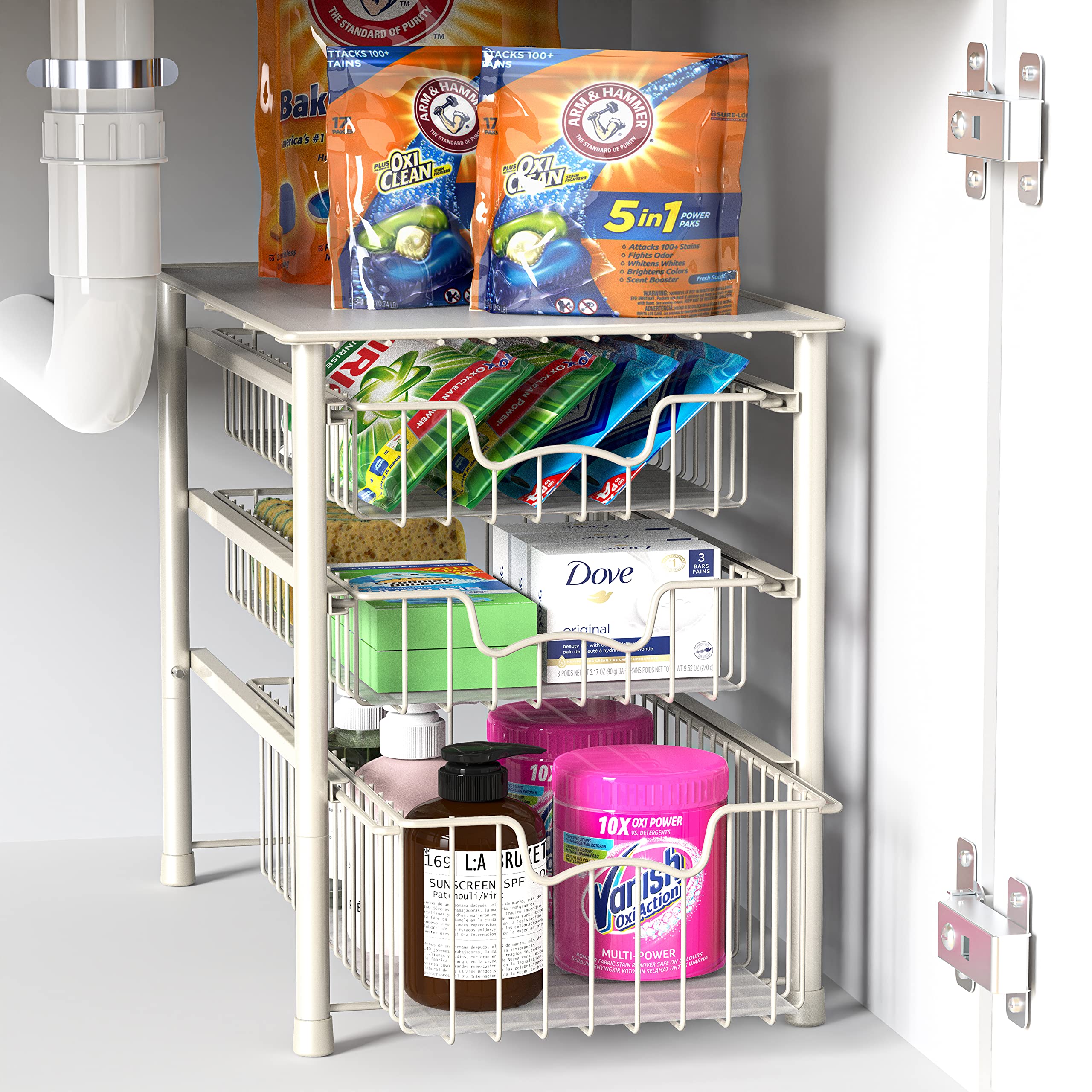 Simple Houseware: dimensiones útiles para planificar la instalación en cajones.