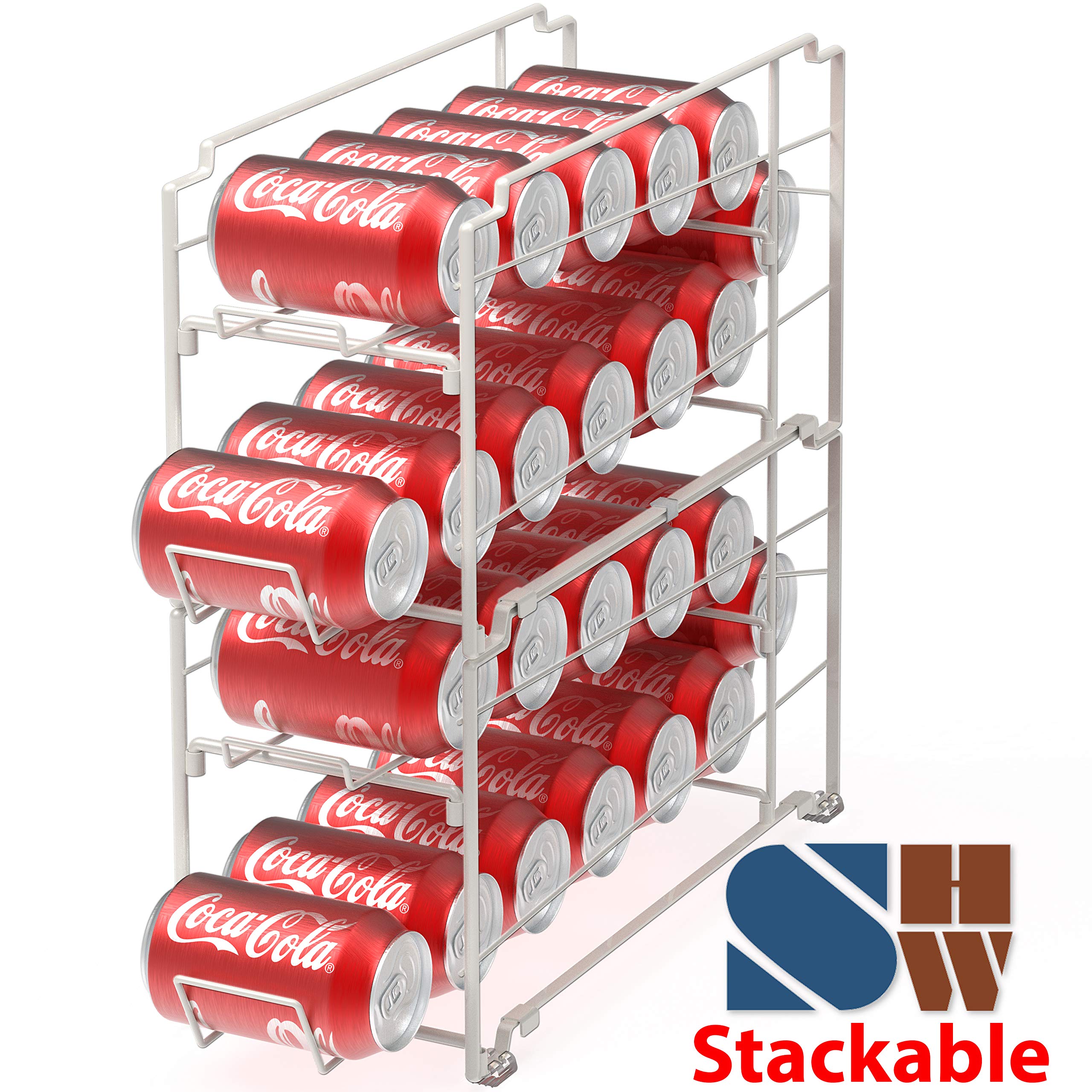 Simple Houseware dispensador para nevera, diseño blanco para fácil acceso a bebidas.