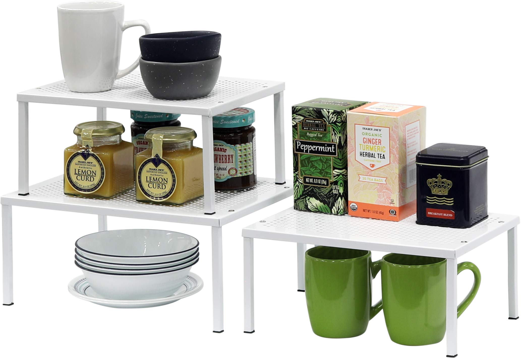 Simple Houseware estante para botellas ayuda a ordenar líquidos y conservas en la encimera.